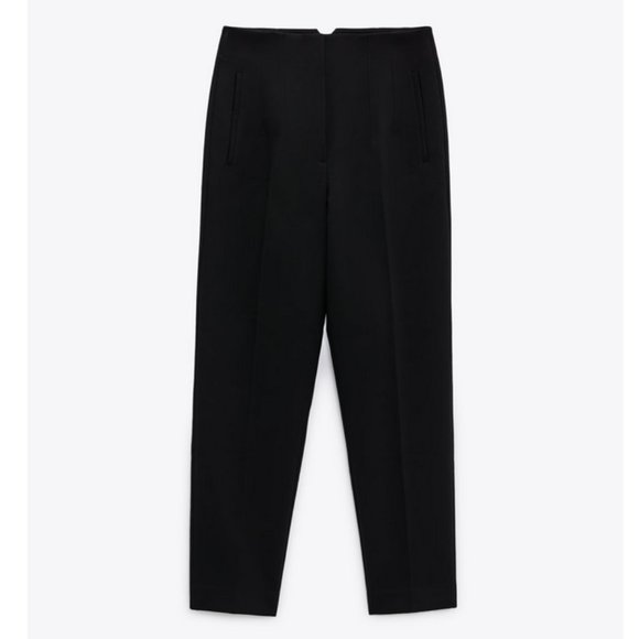 ZARA High-Waisted Pants - Black | 2162/888 - Size S - Picture 1 of 3